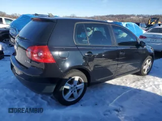 2009 Volkswagen Rabbit S with VIN WVWDA71K69W093785, listed as a Copart auction lot 86348664 with 44,226 mi miles and Salvage Title. Bid and sale history available at carsss.com. Image 3.