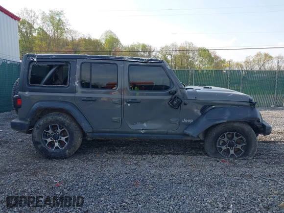 2019 Jeep Wrangler Unlimited Sport S with VIN 1C4HJXDG6KW578720, listed as a IAAI auction lot 42057153 with 65,719 mi miles and . Bid and sale history available at DreamBid. Image 13.