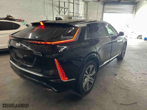 2024 Cadillac LYRIQ Luxury with VIN 1GYKPPRL7RZ103381, listed as a Copart auction lot 48577065 with NaN miles and Salvage Title. Bid and sale history available at carsss.com. Image 4.