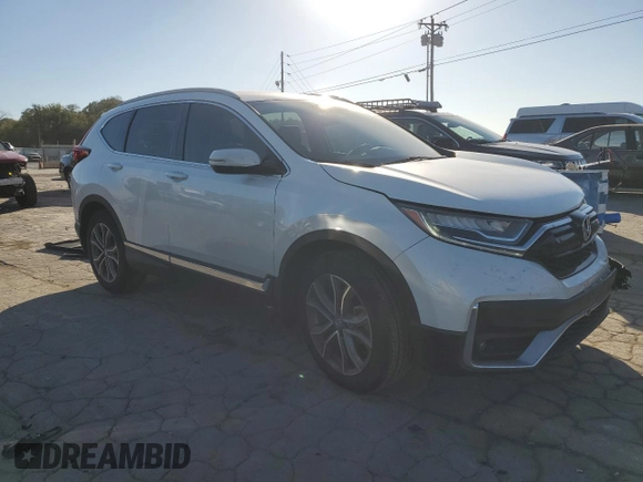 2020 Honda CR-V Touring with VIN 7FARW1H9XLE018028, listed as a Copart auction lot 75049834 with 33,581 mi miles and Clean Title. Bid and sale history available at carsss.com. Image 4.