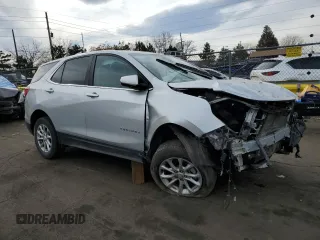 2021 Chevrolet Equinox LT with VIN 3GNAXUEV3MS179183, listed as a Copart auction lot 44121505 with 97,509 mi miles and Salvage Title. Bid and sale history available at DreamBid. Image 4.