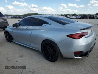 2018 Infiniti Q60 Sport with VIN JN1EV7EK5JM341935, listed as a Copart auction lot 71066014 with 40,320 mi miles and Salvage Title. Bid and sale history available at DreamBid. Image 2.