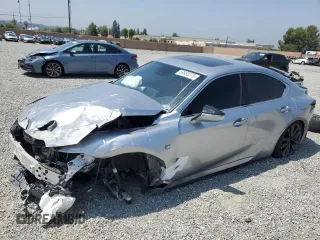 2023 Lexus IS 350 F Sport with VIN JTHGZ1B25P5069576, listed as a Copart auction lot 59933275 with 26,257 mi miles and Salvage title. Bid and sale history available at DreamBid. Image 1.