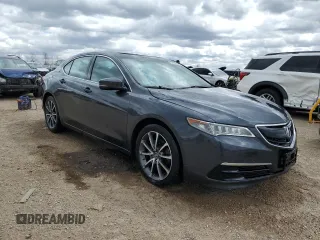 2016 Acura TLX V6 with VIN 19UUB2F38GA006594, listed as a Copart auction lot 53079665 with 133,666 mi miles and Salvage title. Bid and sale history available at DreamBid. Image 4.