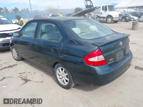 2002 Toyota Prius with VIN JT2BK12U520059422, listed as a IAAI auction lot 41629681 with 109,397 mi miles. Bid and sale history available at carsss.com. Image 3.