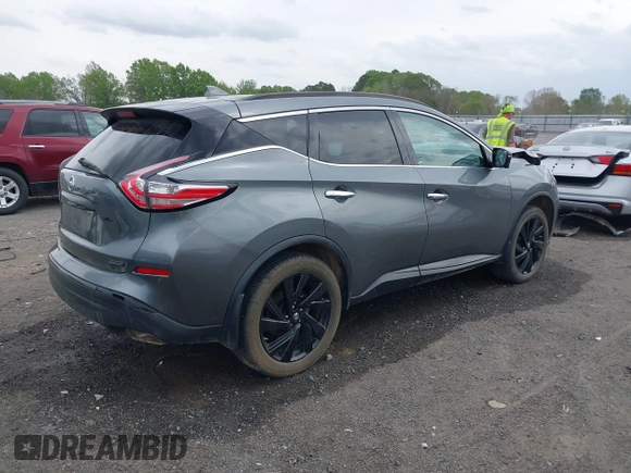 2018 Nissan Murano S with VIN 5N1AZ2MG8JN160124, listed as a IAAI auction lot 41921370 with 92,797 mi miles and . Bid and sale history available at DreamBid. Image 4.