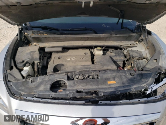2015 Infiniti QX60 with VIN 5N1AL0MN0FC505962, listed as a Copart auction lot 50455735 with 141,798 mi miles and Salvage Title. Bid and sale history available at DreamBid. Image 14.