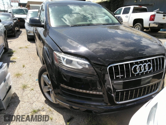 2014 Audi Q7 Premium Plus with VIN WA1LGBFE8ED016688, listed as a IAAI auction lot 42717215 with 61,517 mi miles and . Bid and sale history available at DreamBid. Image 12.