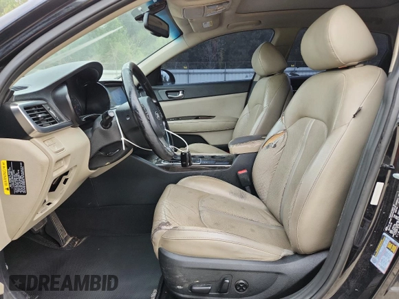2017 Kia Optima EX with VIN 5XXGU4L33HG141736, listed as a Copart auction lot 63155955 with 195,554 mi miles and Clean title. Bid and sale history available at DreamBid. Image 7.
