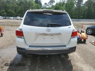 2013 Toyota Highlander Limited with VIN 5TDYK3EH8DS133041, listed as a Copart auction lot 53055525 with Not provided miles and Salvage title. Bid and sale history available at DreamBid. Image 6.