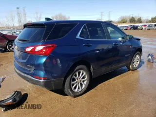 2021 Chevrolet Equinox LT with VIN 2GNAXUEV5M6148158, listed as a Copart auction lot 46688855 with 109,271 mi miles and Salvage Title. Bid and sale history available at DreamBid. Image 3.