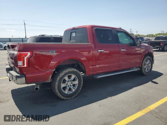 2017 Ford F-150 XL with VIN 1FTEW1EF1HKC81247, listed as a Copart auction lot 62417455 with 122,169 mi miles and Clean title. Bid and sale history available at DreamBid. Image 3.