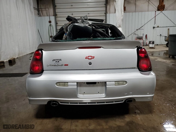 2004 Chevrolet Monte Carlo SS Supercharged with VIN 2G1WZ121849209549, listed as a Copart auction lot 43943355 with 0 mi miles and Salvage Title. Bid and sale history available at carsss.com. Image 6.