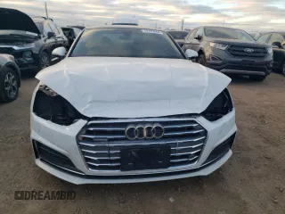 2019 Audi A5 Premium Plus with VIN WAUTNAF5XKA038370, listed as a Copart auction lot 79725944 with 76,009 mi miles and Salvage Title. Bid and sale history available at DreamBid. Image 5.