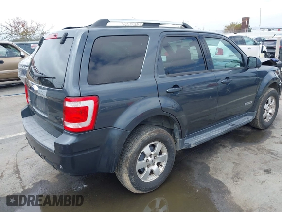 2008 Ford Escape Limited with VIN 1FMCU04158KA77169, listed as a IAAI auction lot 42313281 with 71,558 mi miles and . Bid and sale history available at DreamBid. Image 4.