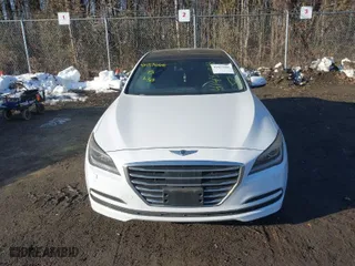 2015 Hyundai Genesis 3.8L with VIN KMHGN4JE7FU023547, listed as a IAAI auction lot 41457666 with 158,255 mi miles. Bid and sale history available at carsss.com. Image 12.
