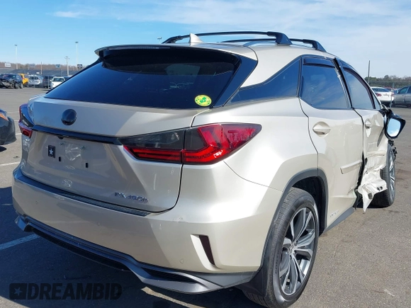 2017 Lexus RX with VIN 2T2BGMCA0HC019290, listed as a IAAI auction lot 41606924 with 45,969 mi miles. Bid and sale history available at carsss.com. Image 4.