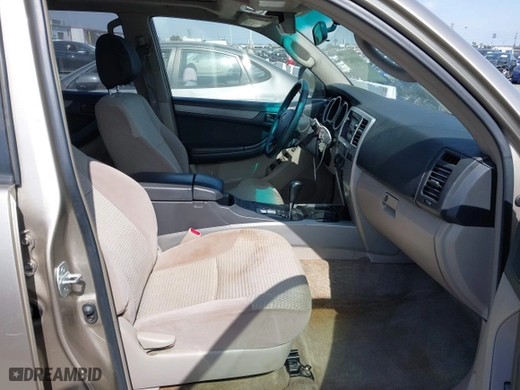 2005 Toyota 4Runner SR5 with VIN JTEZU14R950057617, listed as a IAAI auction lot 41698829 with 297,247 mi miles. Bid and sale history available at carsss.com. Image 5.