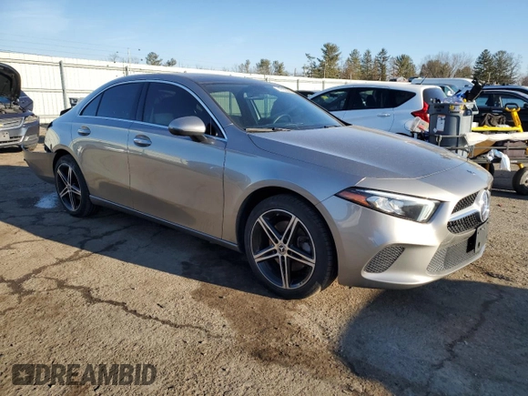 2019 Mercedes-Benz A 220 with VIN WDD3G4FB8KW026554, listed as a Copart auction lot 47103375 with 50,749 mi miles and Salvage Title. Bid and sale history available at DreamBid. Image 4.