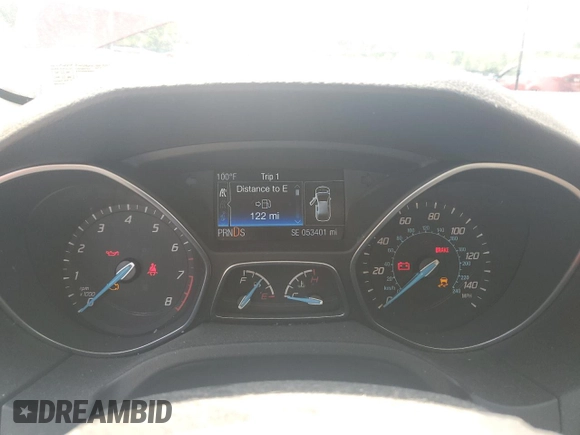 2014 Ford Focus Titanium z VIN 1FADP3N29EL409568, wystawiony jako Copart lot #62295345 z przebiegiem 53 401 mil mil oraz Szkoda całkowita • Salvage title. Historia ofert i sprzedaży dostępna na DreamBid. Obrazek 9.