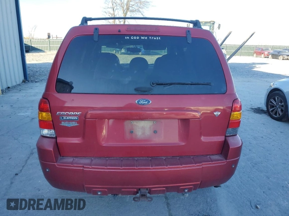 2007 Ford Escape Limited with VIN 1FMCU94107KB79661, listed as a Copart auction lot 42626915 with 211,722 mi miles and Salvage Title. Bid and sale history available at carsss.com. Image 6.