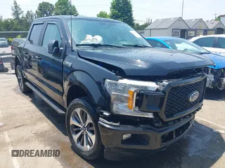 2019 Ford F-150 XL with VIN 1FTEW1EP8KFA03423, listed as a IAAI auction lot 42409768 with 72,374 mi miles and . Bid and sale history available at DreamBid. Image 1.