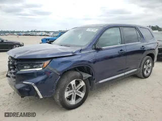 2025 Honda Pilot EX-L with VIN 5FNYG1H48SB026054, listed as a Copart auction lot 51482185 with 6,641 mi miles and Non Repairable. Bid and sale history available at carsss.com. Image 1.