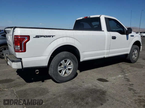 2016 Ford F-150 XL with VIN 1FTMF1C85GKD39486, listed as a Copart auction lot 53073465 with 88,795 mi miles and Salvage Title. Bid and sale history available at DreamBid. Image 3.