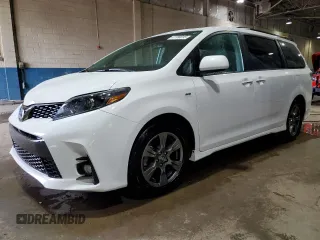 2020 Toyota Sienna SE с VIN 5TDEZ3DC3LS238766, выставлен на аукционе Copart как лот 47730015 с пробегом 38 834 миль миль и Чистый • Clean title. История ставок и продаж доступна на DreamBid. Изображение 1.