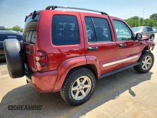 2007 Jeep Liberty Limited with VIN 1J4GL58K17W510903, listed as a Copart auction lot 59344515 with 186,217 mi miles and Salvage title. Bid and sale history available at DreamBid. Image 3.