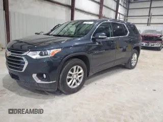 2019 Chevrolet Traverse LT Cloth with VIN 1GNEVGKWXKJ276272, listed as a Copart auction lot 61366935 with 78,958 mi miles and Salvage title. Bid and sale history available at DreamBid. Image 1.