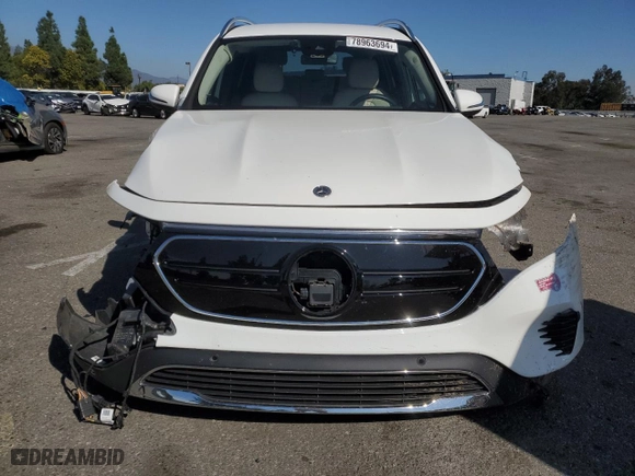 2023 Mercedes-Benz EQB with VIN W1N9M0CB9PN051060, listed as a Copart auction lot 78963694 with 19,152 mi miles and Salvage Title. Bid and sale history available at carsss.com. Image 5.