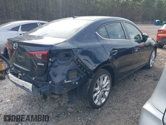 2015 Mazda 3 S Grand Touring with VIN JM1BM1W37F1255297, listed as a IAAI auction lot 41836467 with 145,361 mi miles and . Bid and sale history available at DreamBid. Image 4.