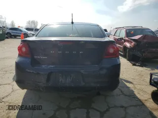 2013 Dodge Avenger SE with VIN 1C3CDZAB5DN642992, listed as a Copart auction lot 44117754 with Not Provided miles and Salvage Title. Bid and sale history available at DreamBid. Image 6.