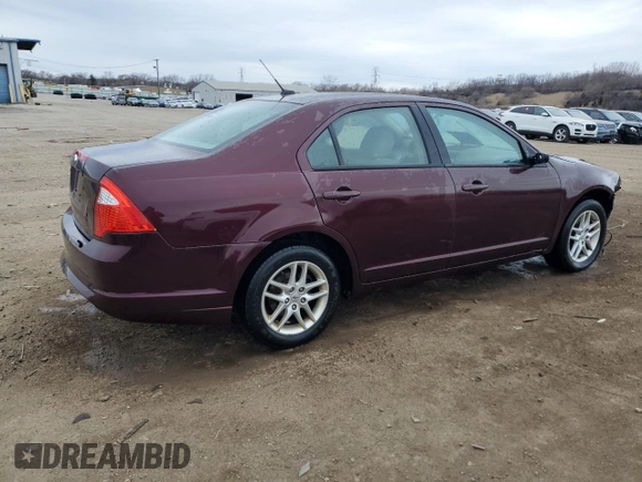 2012 Ford Fusion S with VIN 3FAHP0GAXCR244147, listed as a Copart auction lot 50774085 with 105,871 mi miles and Salvage Title. Bid and sale history available at carsss.com. Image 3.