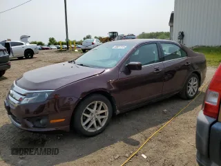 2012 Ford Fusion SEL with VIN 3FAHP0JG5CR303053, listed as a Copart auction lot 58927515 with 141,299 mi miles and Salvage title. Bid and sale history available at DreamBid. Image 1.