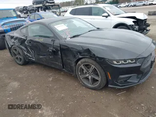 2024 Ford Mustang EcoBoost with VIN 1FA6P8TH0R5134826, listed as a IAAI auction lot 41687042 with 22,647 mi miles. Bid and sale history available at carsss.com. Image 6.