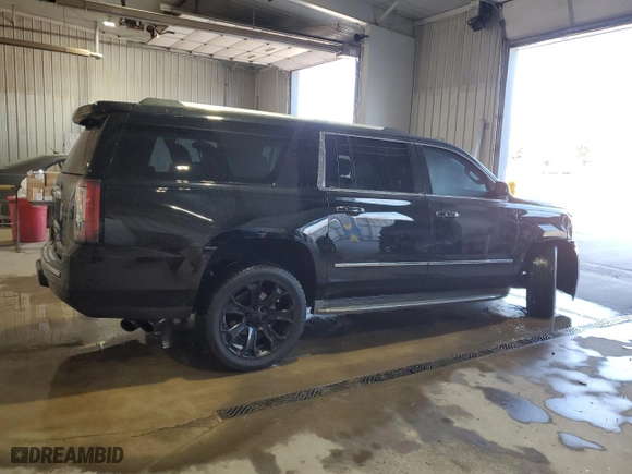 2015 GMC Yukon XL Denali with VIN 1GKS2JKJ9FR177458, listed as a Copart auction lot 51299055 with 208,296 mi miles and Salvage Title. Bid and sale history available at carsss.com. Image 3.