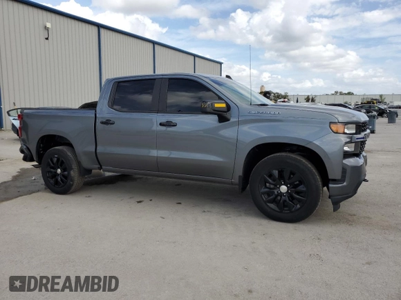 2020 Chevrolet Silverado 1500 Custom with VIN 3GCPWBEH2LG352049, listed as a Copart auction lot 47804815 with 99,342 mi miles and Salvage Title. Bid and sale history available at carsss.com. Image 4.