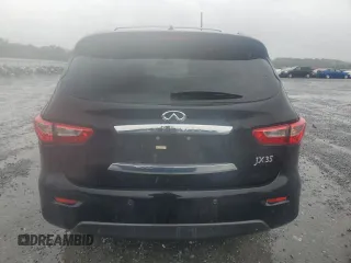 2013 Infiniti JX35 with VIN 5N1AL0MN9DC324307, listed as a Copart auction lot 72595514 with 106,443 mi miles and Salvage Title. Bid and sale history available at carsss.com. Image 6.