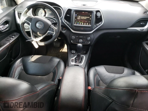 2016 Jeep Cherokee Trailhawk with VIN 1C4PJMBSXGW131199, listed as a Copart auction lot 49292505 with 97,359 mi miles and Salvage Title. Bid and sale history available at DreamBid. Image 8.