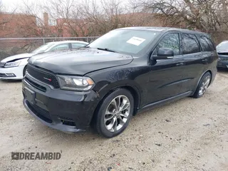 2019 Dodge Durango GT Plus with VIN 1C4RDJDG1KC647680, listed as a IAAI auction lot 41658006 with 166,096 mi miles and . Bid and sale history available at DreamBid. Image 19.
