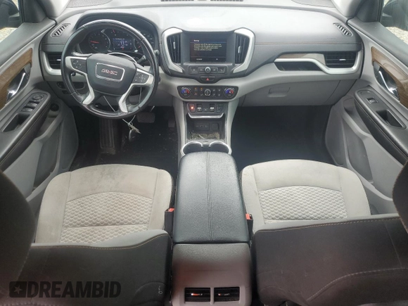 2019 GMC Terrain SLE with VIN 3GKALMEV3KL196212, listed as a Copart auction lot 55538265 with 120,543 mi miles and Salvage title. Bid and sale history available at DreamBid. Image 8.