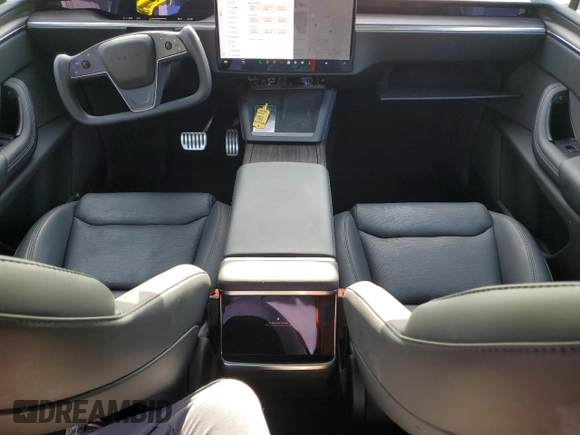 2022 Tesla Model X with VIN 7SAXCDE51NF342652, listed as a Copart auction lot 42756105 with Not Provided miles and Salvage Title. Bid and sale history available at DreamBid. Image 8.