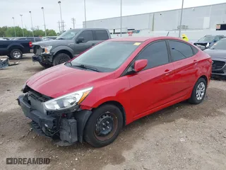 2016 Hyundai Accent SE with VIN KMHCT4AE6GU125539, listed as a IAAI auction lot 41906648 with 100,323 mi miles. Bid and sale history available at carsss.com. Image 2.