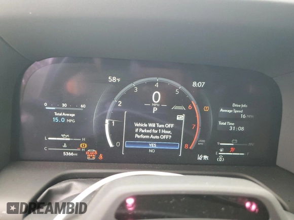 2024 Lexus GX 550 Premium z VIN JTJTBCDX2R5023308, wystawiony jako Copart lot #50315765 z przebiegiem 5 366 mil mil oraz Szkoda całkowita • Salvage title. Historia ofert i sprzedaży dostępna na DreamBid. Obrazek 9.