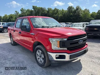2018 Ford F-150 XL with VIN 1FTEW1CB2JFC22853, listed as a IAAI auction lot 42325423 with 141,883 mi miles and . Bid and sale history available at DreamBid. Image 1.