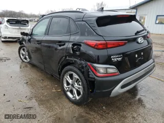 2023 Hyundai Kona SEL with VIN KM8K6CAB9PU938554, listed as a Copart auction lot 42632815 with 52,098 mi miles and Salvage Title. Bid and sale history available at carsss.com. Image 2.