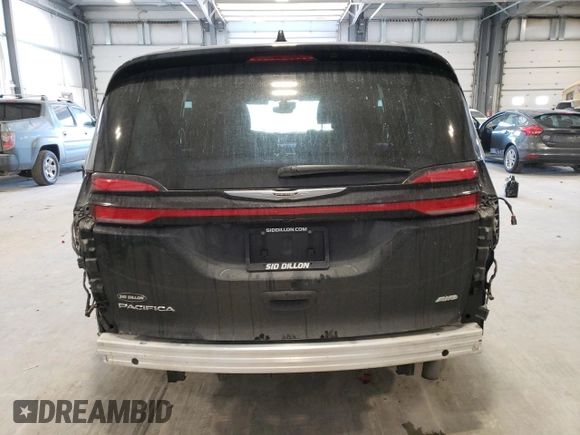 2021 Chrysler Pacifica Touring L with VIN 2C4RC3BG4MR573571, listed as a Copart auction lot 89388215 with 50,969 mi miles and Salvage title. Bid and sale history available at DreamBid. Image 6.