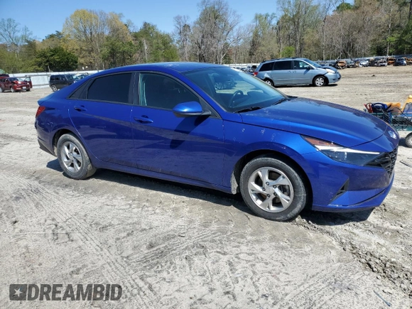 2023 Hyundai Elantra SE with VIN KMHLL4AG1PU388054, listed as a Copart auction lot 51156375 with 76,454 mi miles and Salvage Title. Bid and sale history available at DreamBid. Image 4.